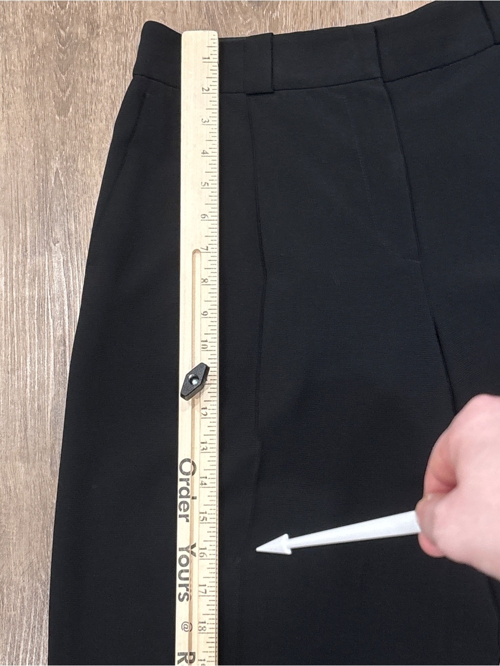 Armani Collezioni Black Wide Leg Pleated Trousers Pants Italy 10 - Picture 16 of 16